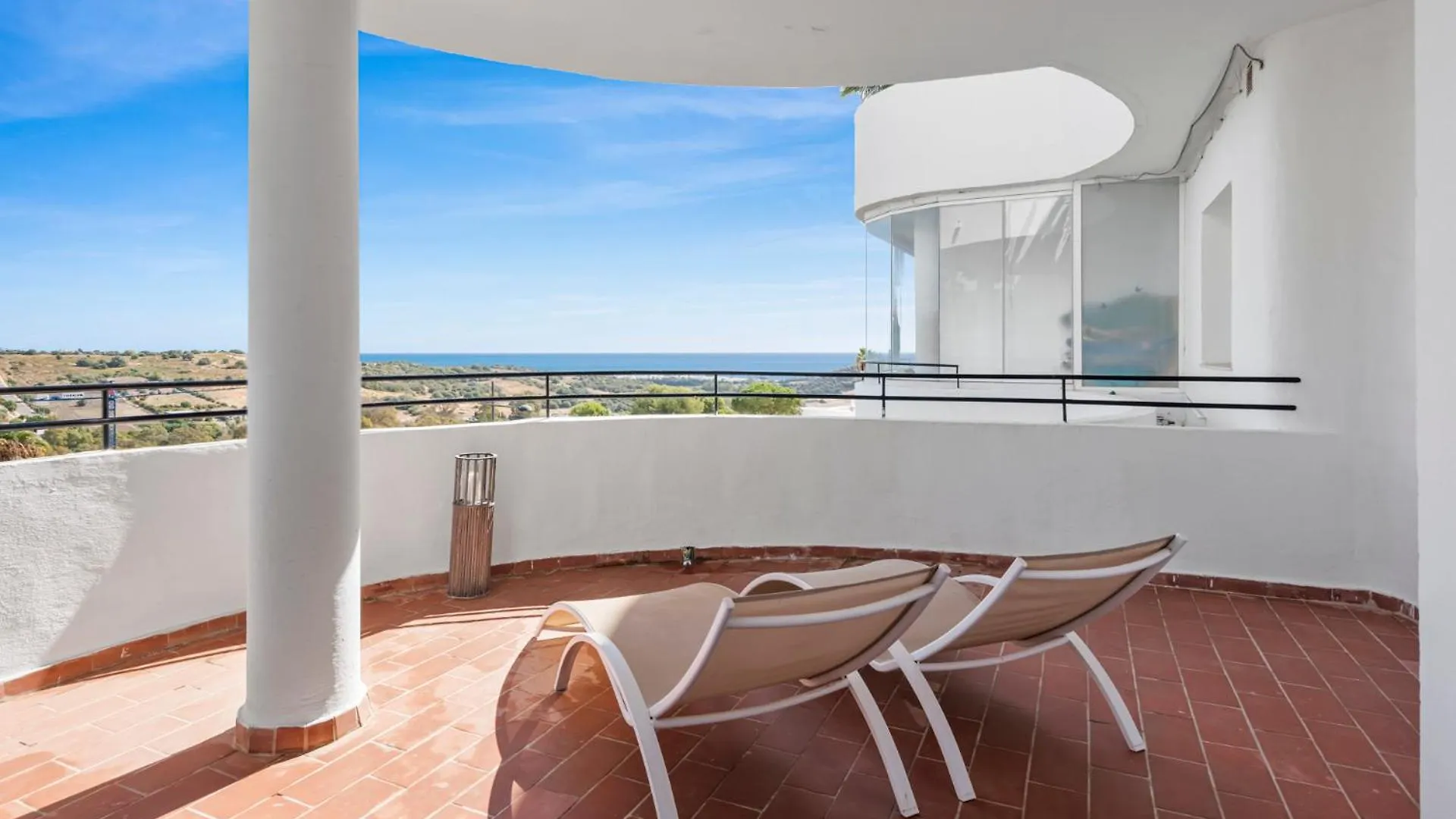 Panoramic Sea View Apartment With Pool Estepona Spain