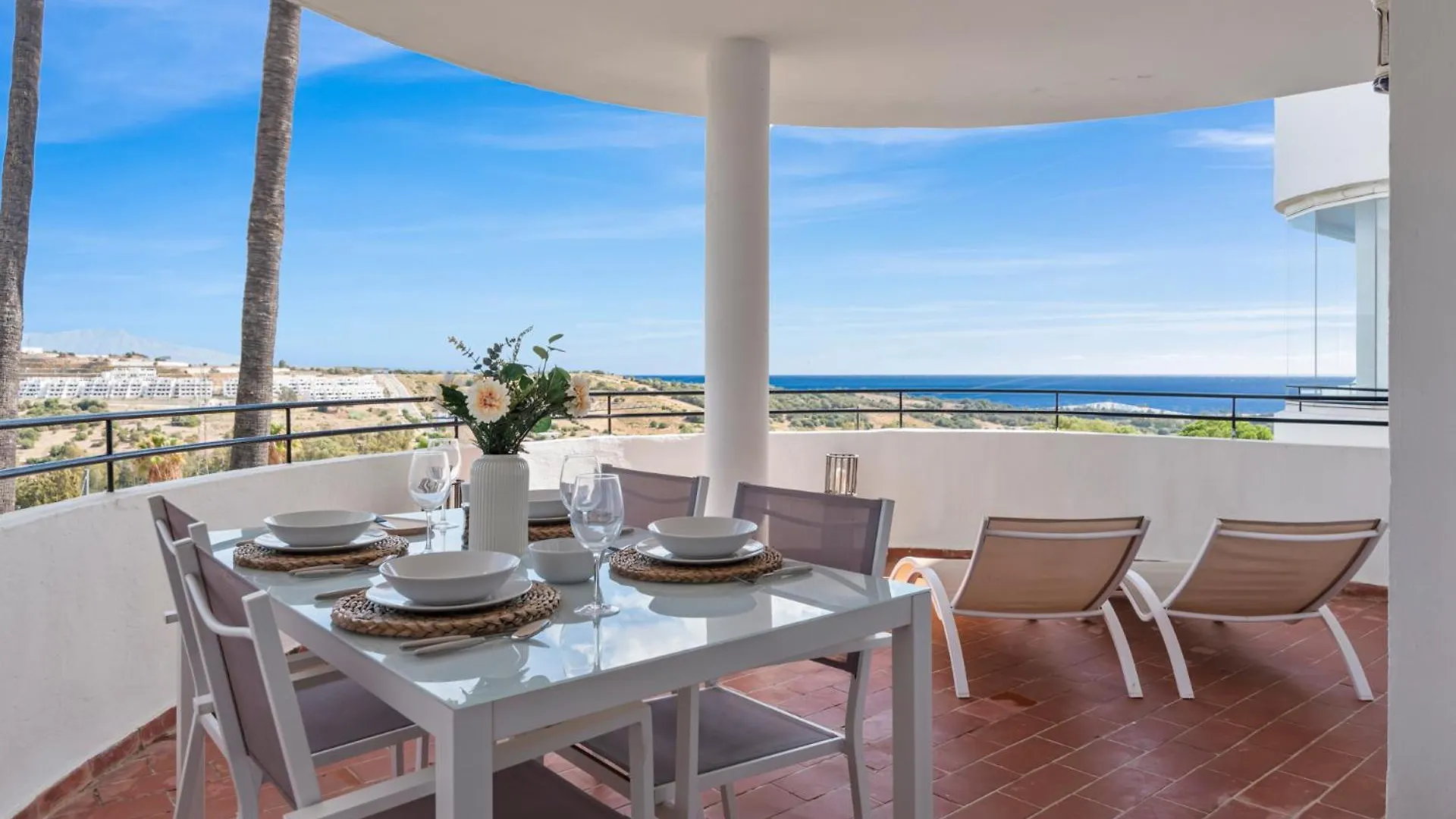 Panoramic Sea View Apartment With Pool Estepona 0*,  Spain